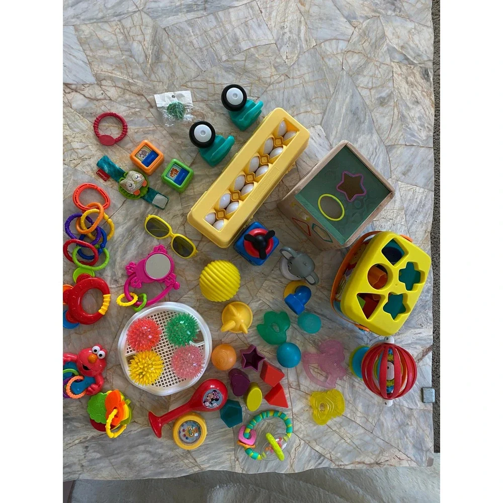 Fisher-Price Disney Sesame Street Baby Toddler Sensory Developmental Toy Lot